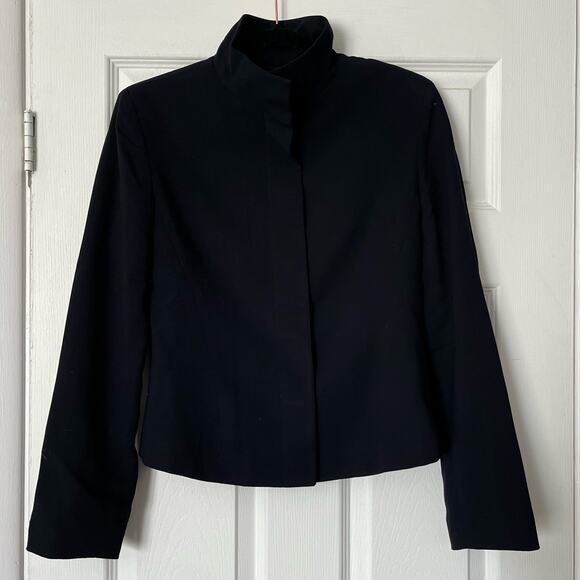 DKNY Hidden Placket Button Jacket - Size 8 - Picture 2 of 7